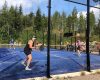 Haukkasalon padelkenttä sai kovasti kehuja turnaukseen osallistuneilta.