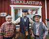 Päijälän Tukkilaistuvan näyttely on valmis. Sen tekijät ...