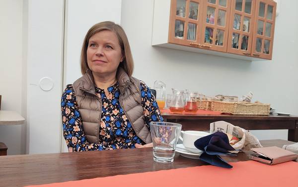 Hämeen kauppakamarin toimitusjohtaja Anne Vanhala kuunteli tarkalla korvalla...